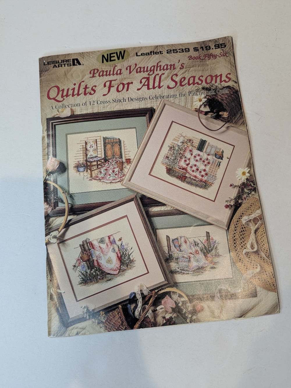 Paula Vaughan's Quilts for all seasons cross stitch design patterns FLAWED